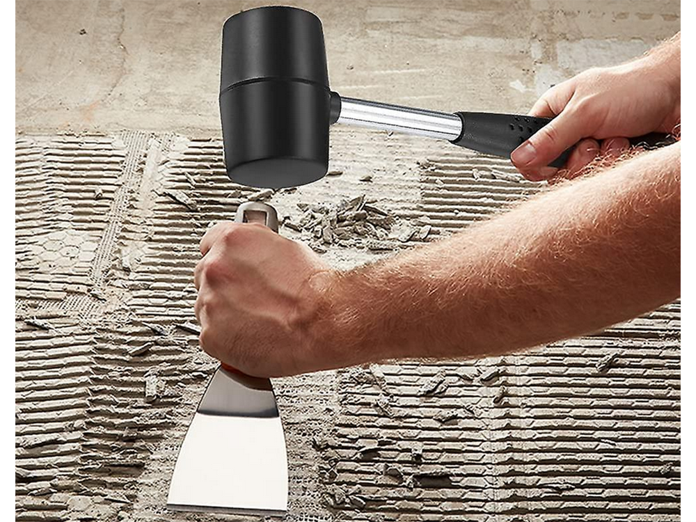 Bepakopis guminis grindinio klojimo plaktukas