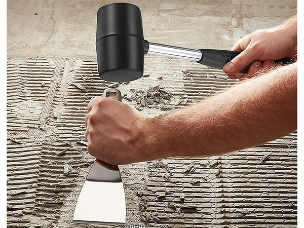 Bepakopis guminis grindinio klojimo plaktukas