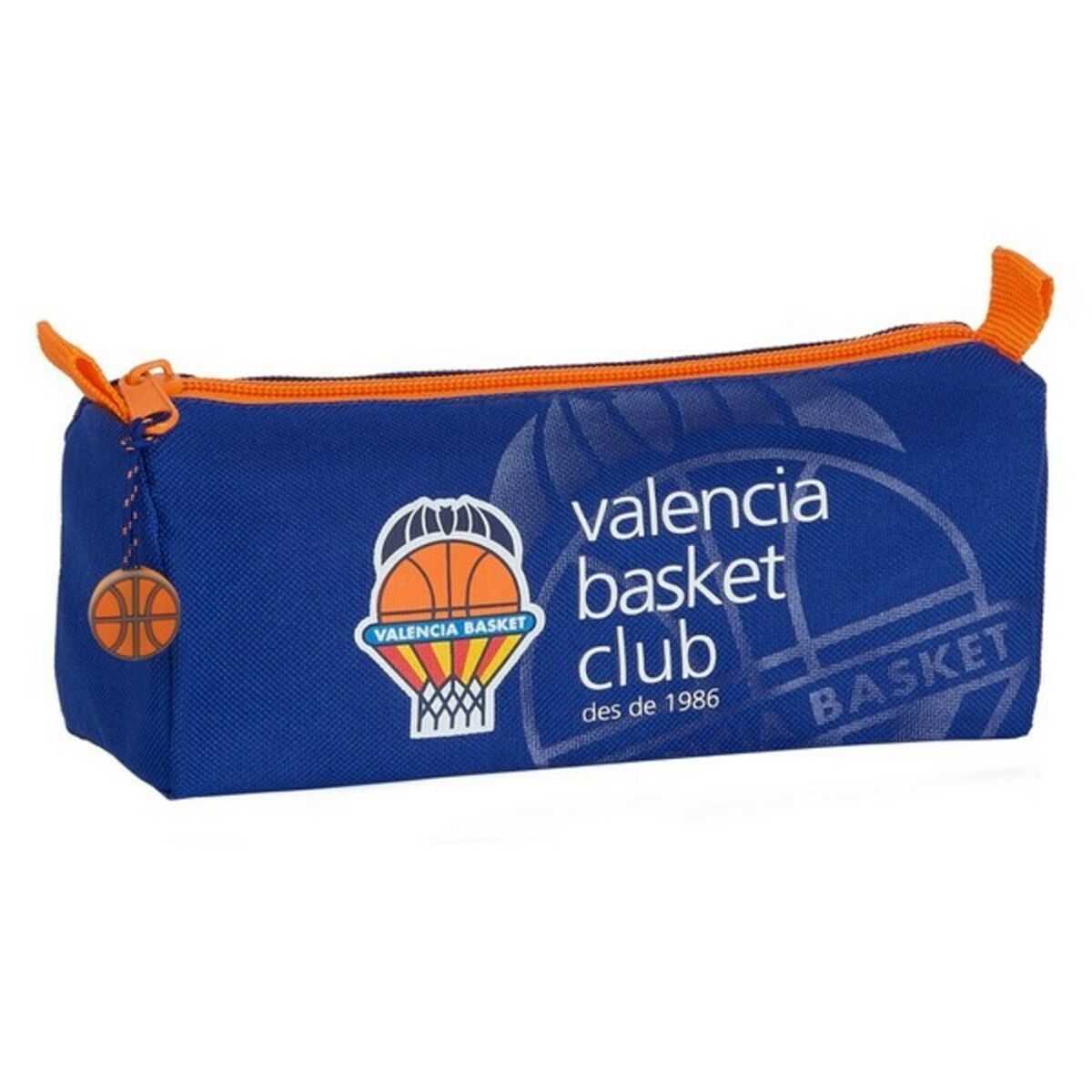 Krepšys Valencia Basket M742 Mėlyna Oranžinė (21 x 8 x 7 cm)