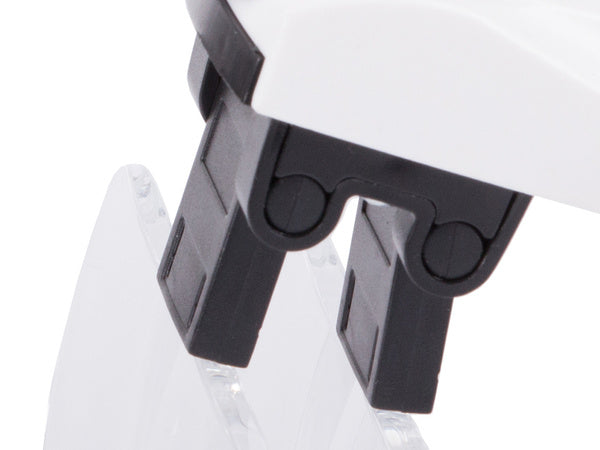 Laikrodininko didinamasis stiklas remontui 2 led 6x