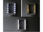 Juvelyro stalo didysis 3x 18 led sulankstomasis didintuvas