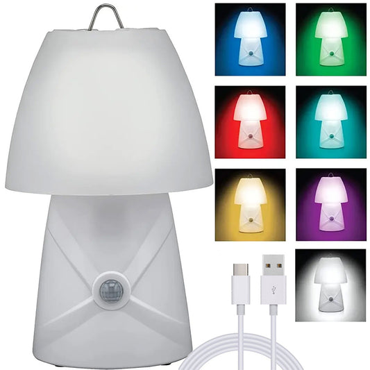 Vadovaujama naktinė šviesa vaikams rgb judesio jutiklis