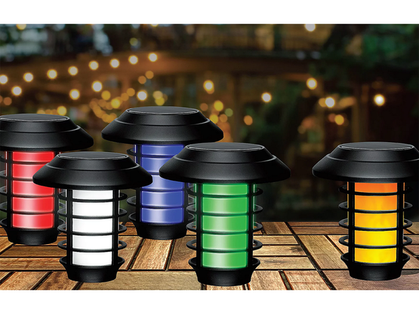 Sodo lempa saulės žibintuvėlis žibintas rgb nuotolinio valdymo pultas