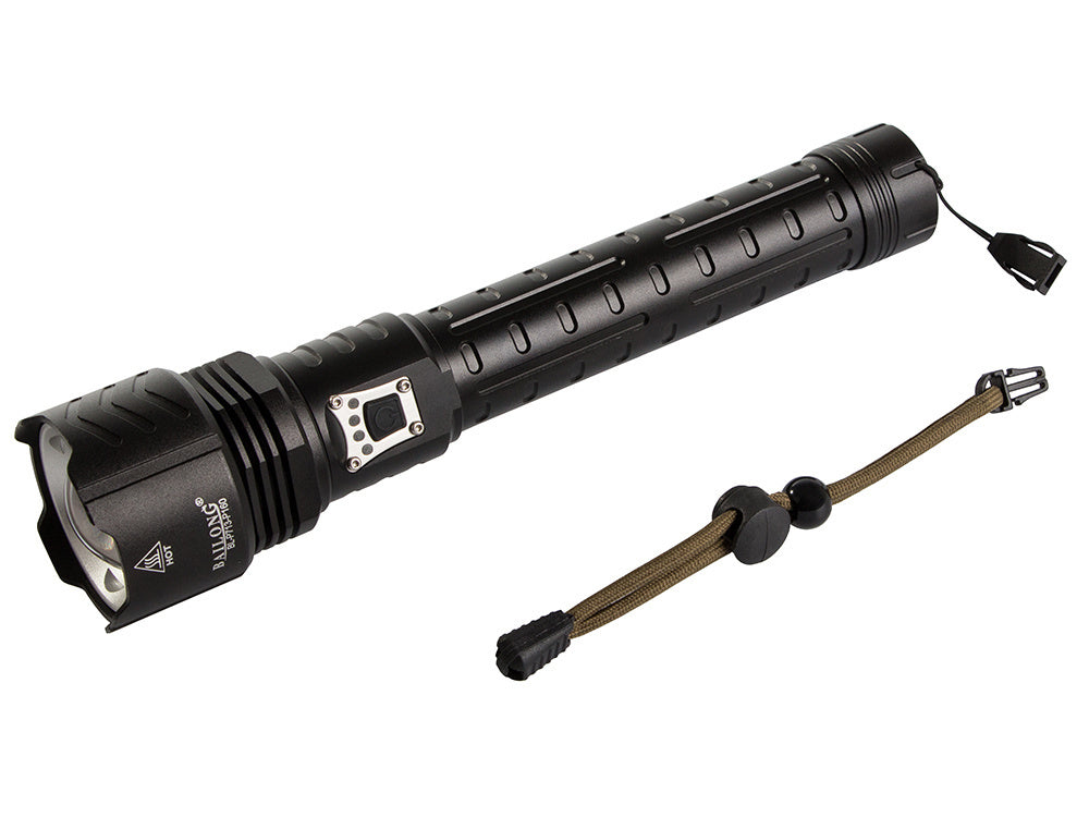 Karinis policijos žibintuvėlis cree xhp160 galia