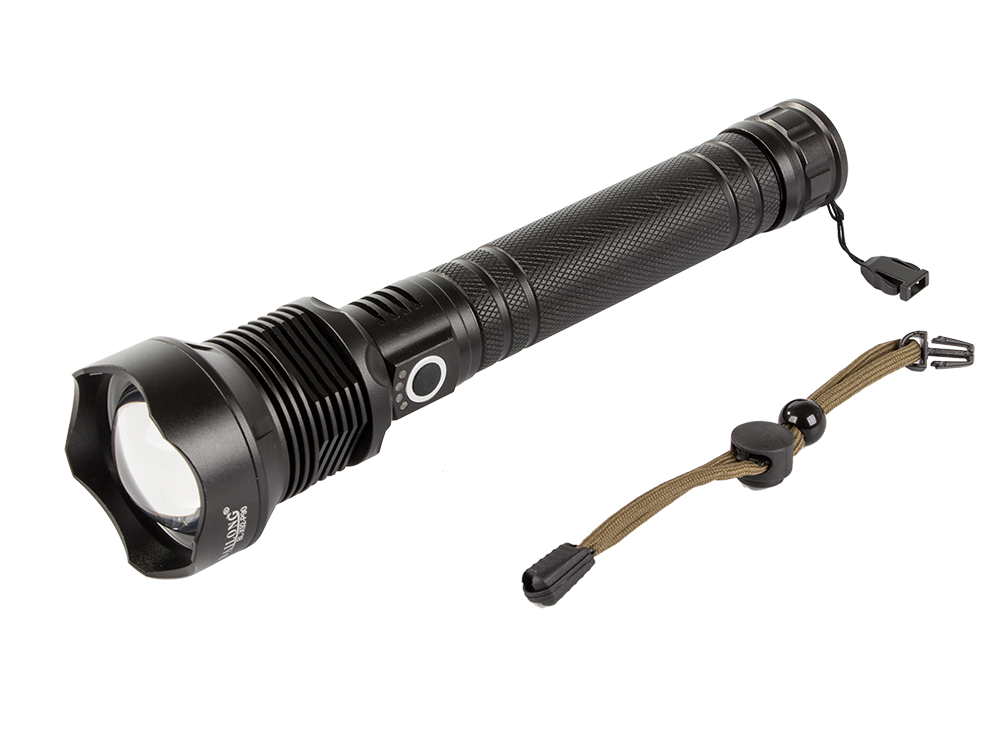 Karinis policijos žibintuvėlis cree xhp90 power