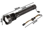 Karinis policijos žibintuvėlis cree xhp90 power