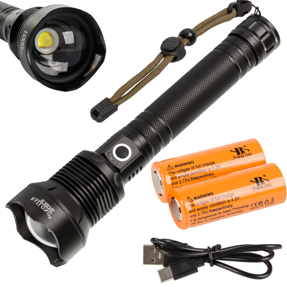 Karinis policijos žibintuvėlis cree xhp90 power