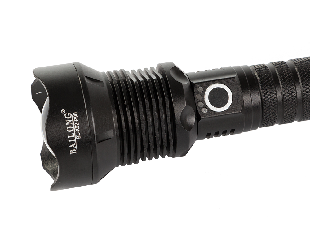 Karinis policijos žibintuvėlis cree xhp90 power