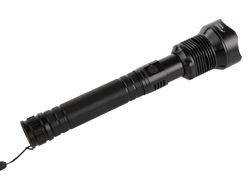 Karinis policijos žibintuvėlis cree xhp90 power