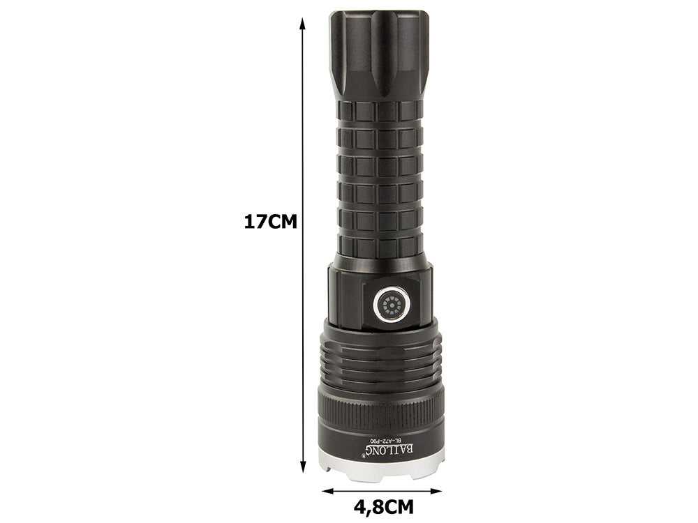 Karinis bailong taktinis žibintuvėlis cree xhp90 galia