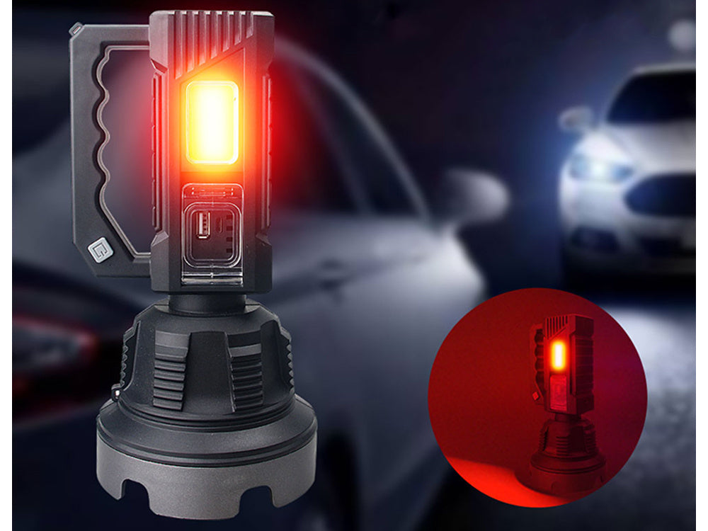 Žibintuvėlis prožektorius trikojis cree led xhp50 cob