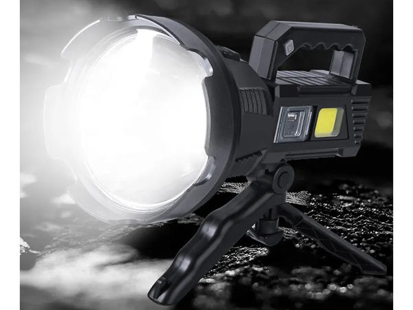 Žibintuvėlis prožektorius trikojis cree led xhp50 cob