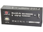 Taktinis žibintuvėlis bailong cree cob led xhp160 galia