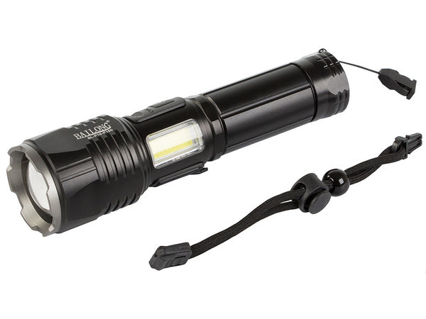 Taktinis žibintuvėlis bailong cree cob led xhp160 galia