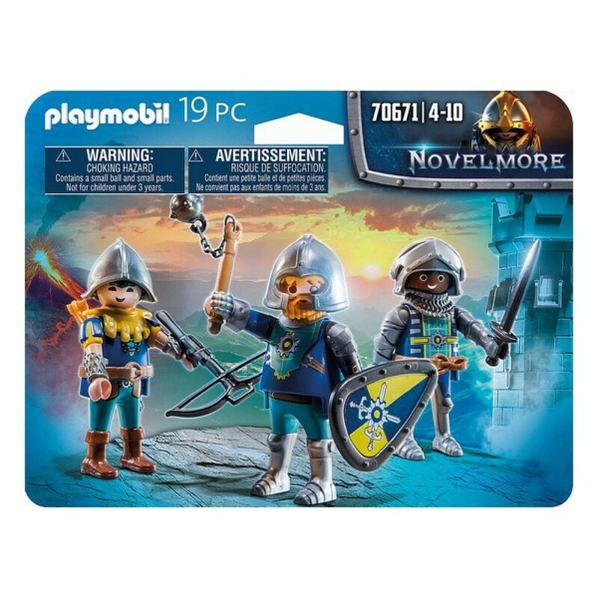 Figūrų rinkinys Novelmore Knights Playmobil 70671 (19 pcs)