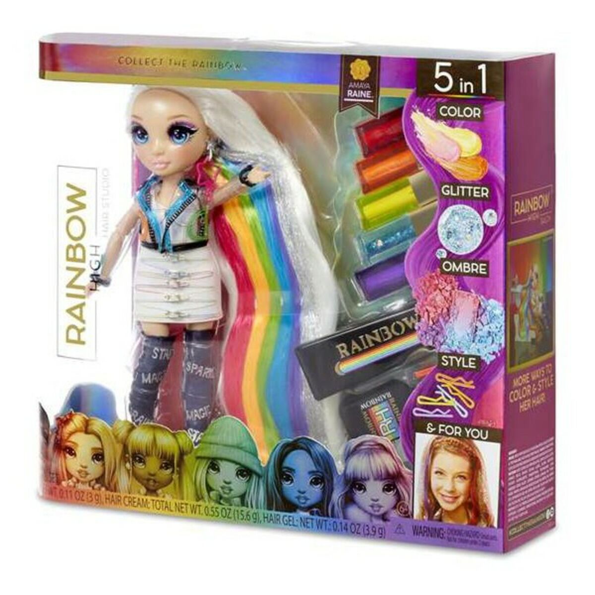 Playset Rainbow Hair Studio Rainbow High 569329E7C 5 viename (30 cm)