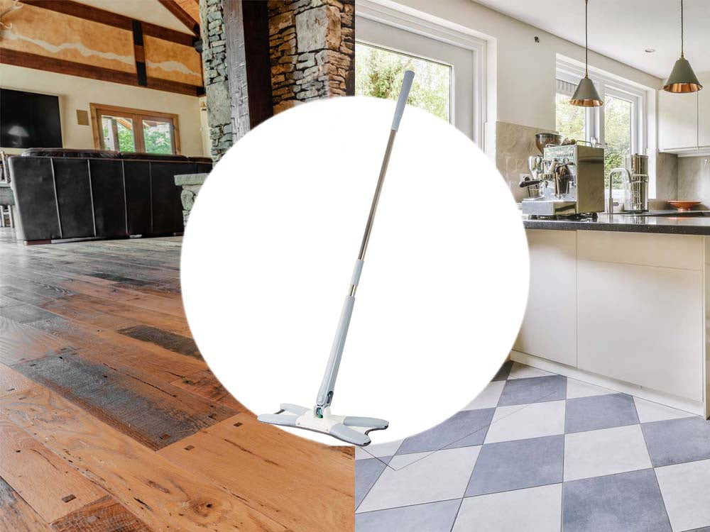 Plokščia šluostė grindims valyti su valytuvu rotaciniu sukamuoju valytuvu