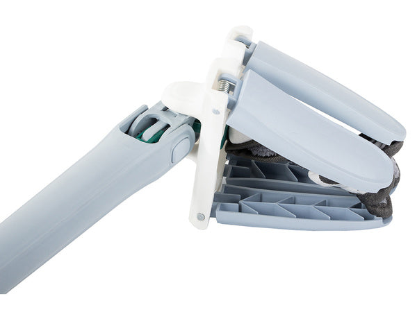 Plokščia šluostė grindims valyti su valytuvu rotaciniu sukamuoju valytuvu