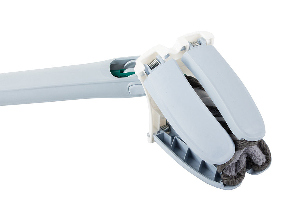 Plokščia šluostė grindims valyti su valytuvu rotaciniu sukamuoju valytuvu