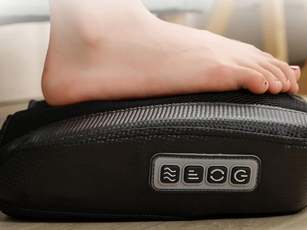 Elektrinis shiatsu pėdų masažuoklis atsipalaiduoti šildantis