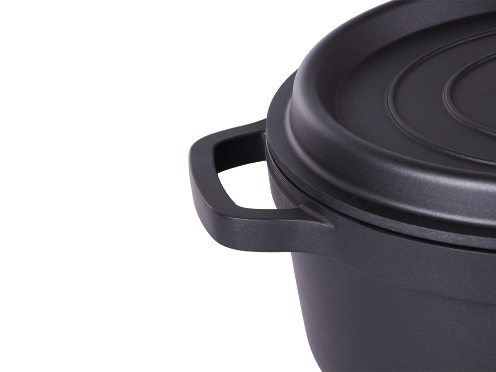 Puodas kepimo skardos dangtis 4l indukcinis aliuminis, Juoda, Szín, Fekete