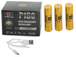 Bailong vadovaujamas priekinis žibintas xhp160 powerbank priartinimas