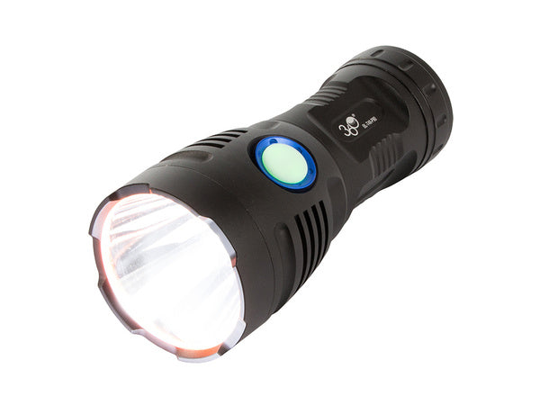 Taktinis žibintuvėlis bailong cree cob led xhp90 stiprus