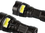 Taktinis žibintuvėlis bailong cree cob led xhp90 stiprus