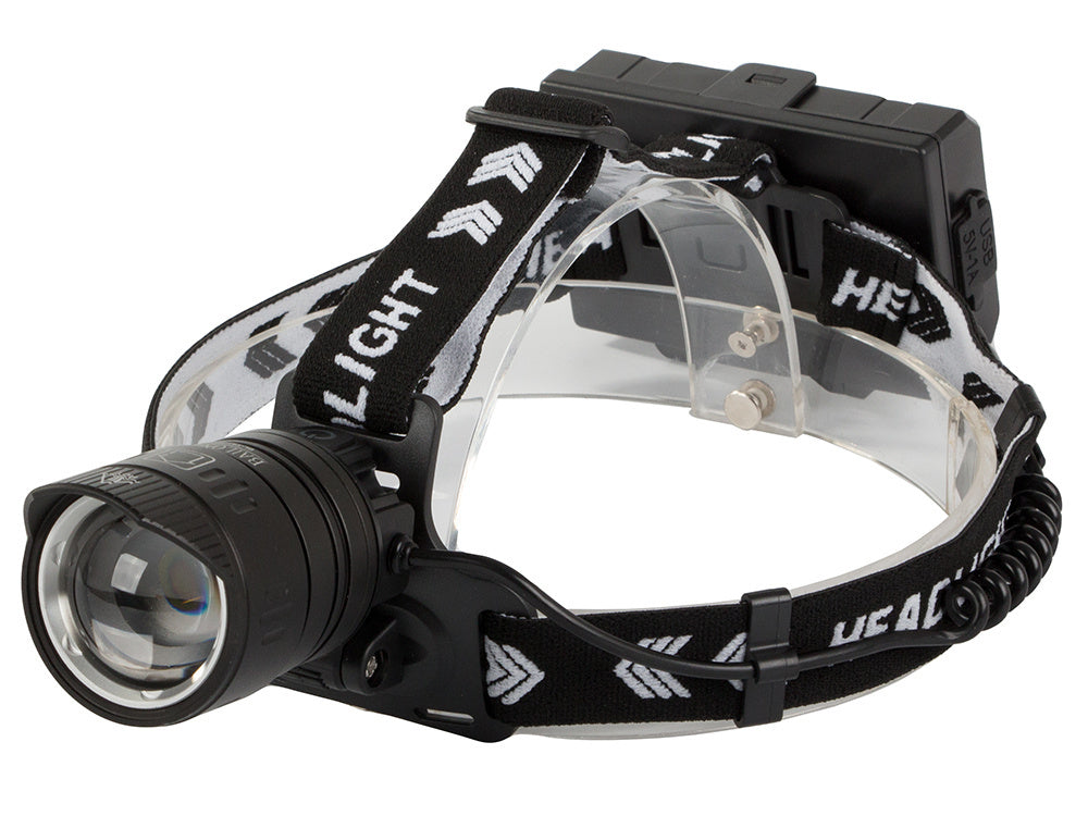 Bailong vadovaujamas priekinis žibintas xhp360 powerbank priartinimas