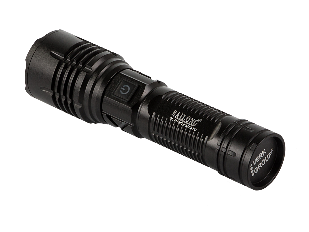 Taktinis žibintuvėlis bailong strong led pm10-tg zoom
