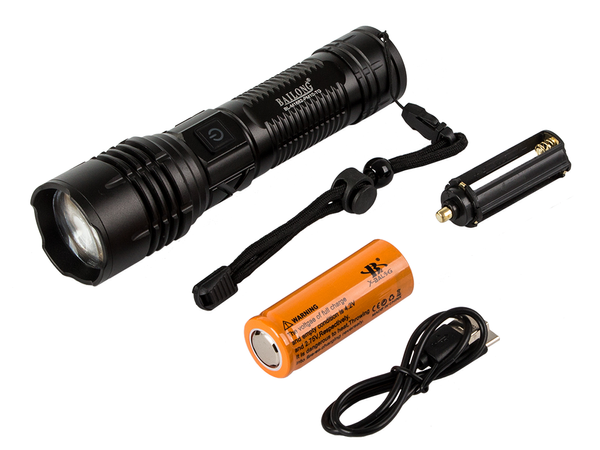 Taktinis žibintuvėlis bailong strong led pm10-tg zoom
