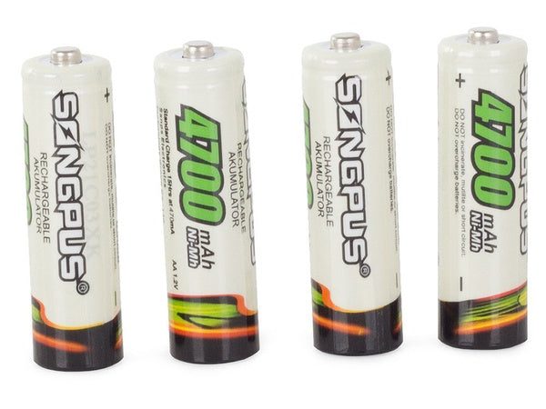 4 vnt. Aa r6 4700mah akumuliatoriai
