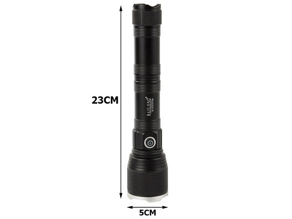 Karinis policijos žibintuvėlis cree xhp160 galia