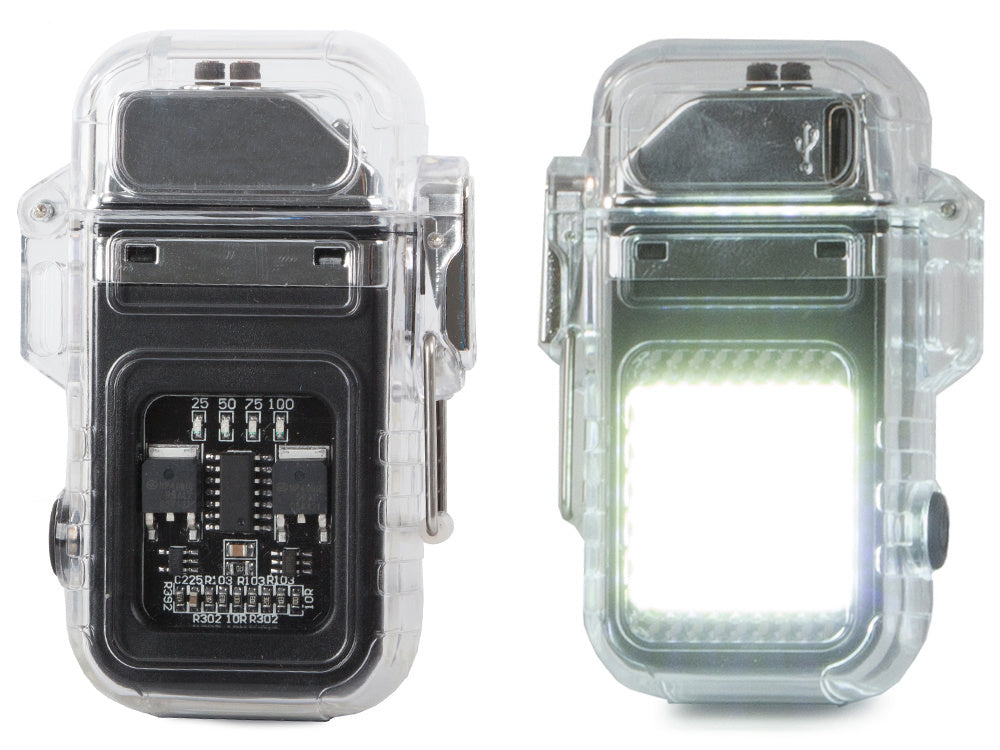Plazminis žiebtuvėlis su led lempa elektrinis usb