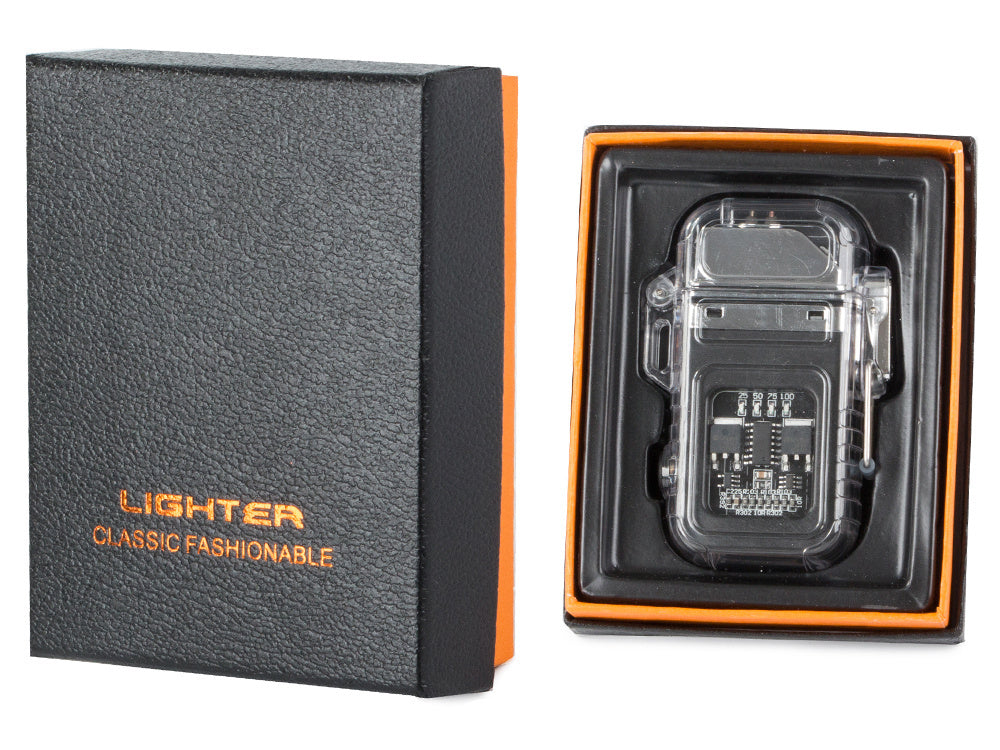 Plazminis žiebtuvėlis su led lempa elektrinis usb
