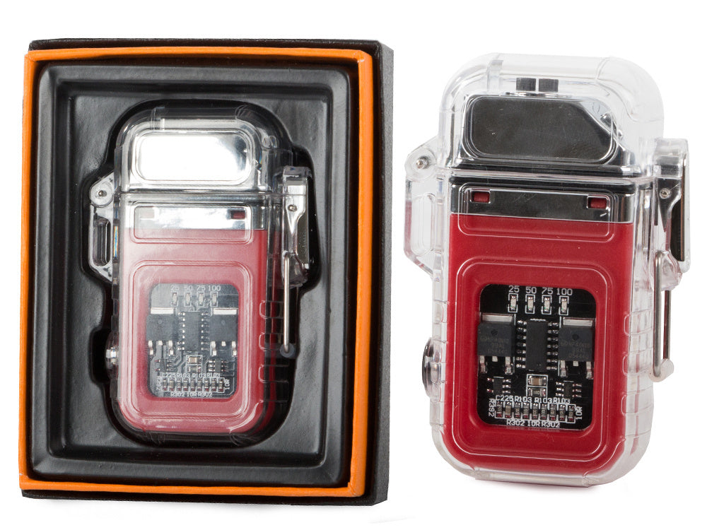Plazminis žiebtuvėlis su led lempa elektrinis usb