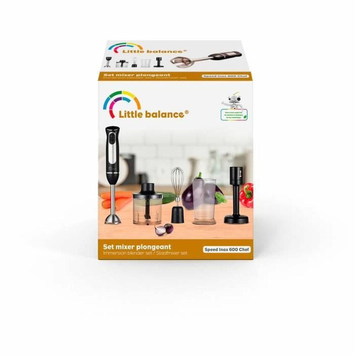 Rankinis trintuvas Little Balance Inox 600 Plus