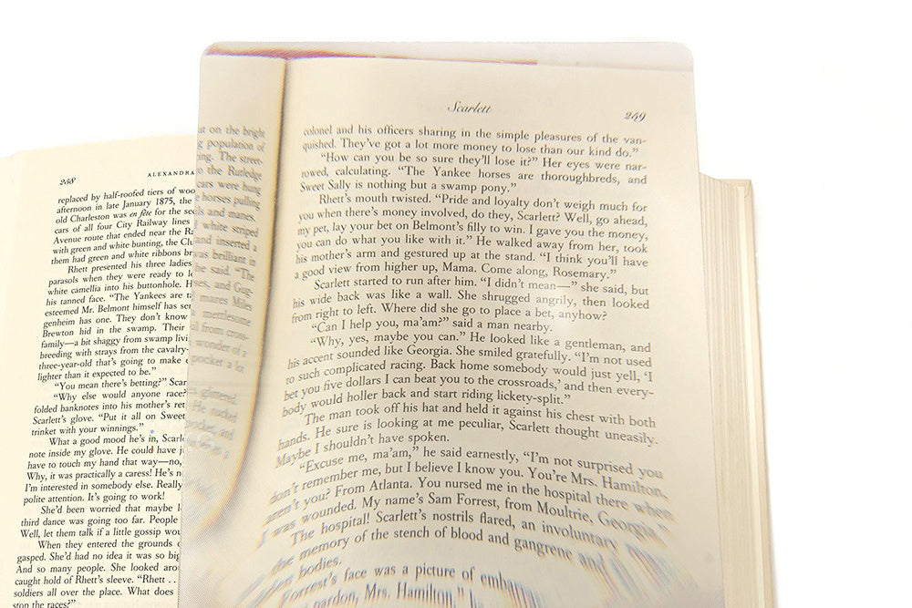 Reading line fresnel 18x12 b6 kortelė