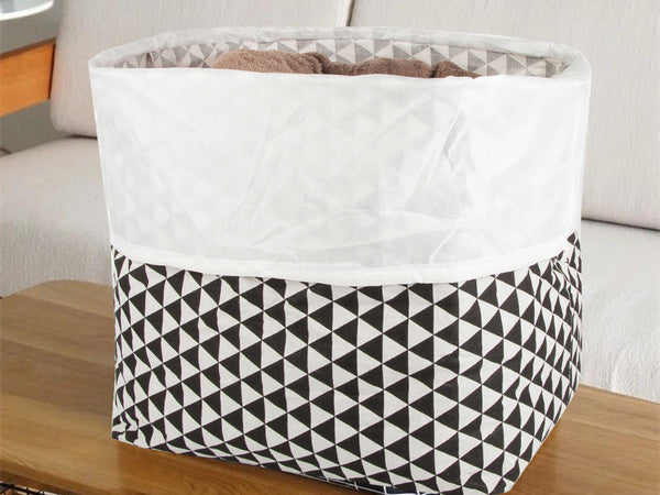 Didelis užrakinamas skalbinių krepšys žaislams