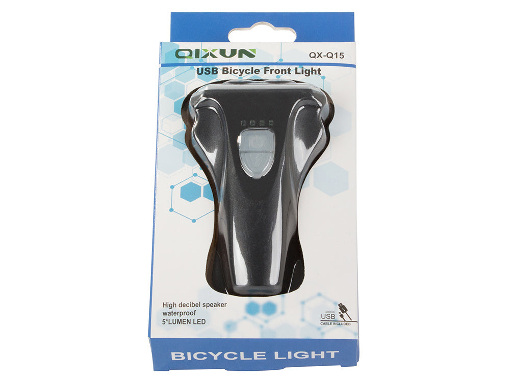 Dviračių priekinė šviesa 5 led usb dviračiui