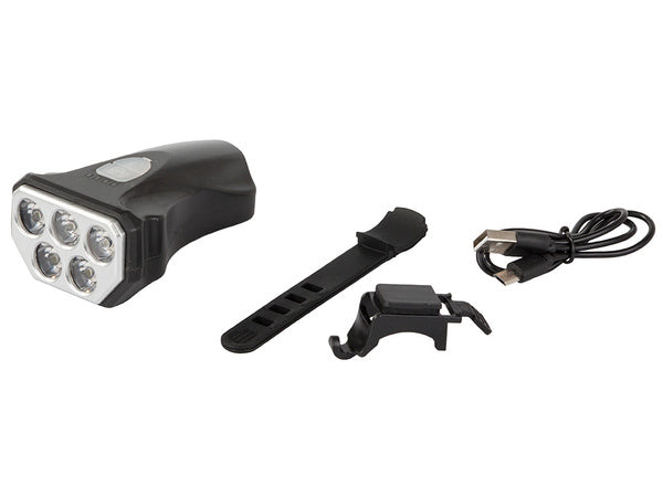 Dviračių priekinė šviesa 5 led usb dviračiui