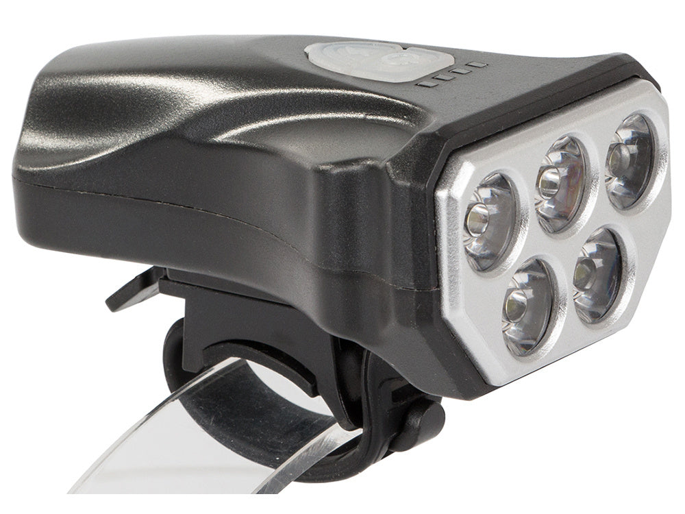Dviračių priekinė šviesa 5 led usb dviračiui