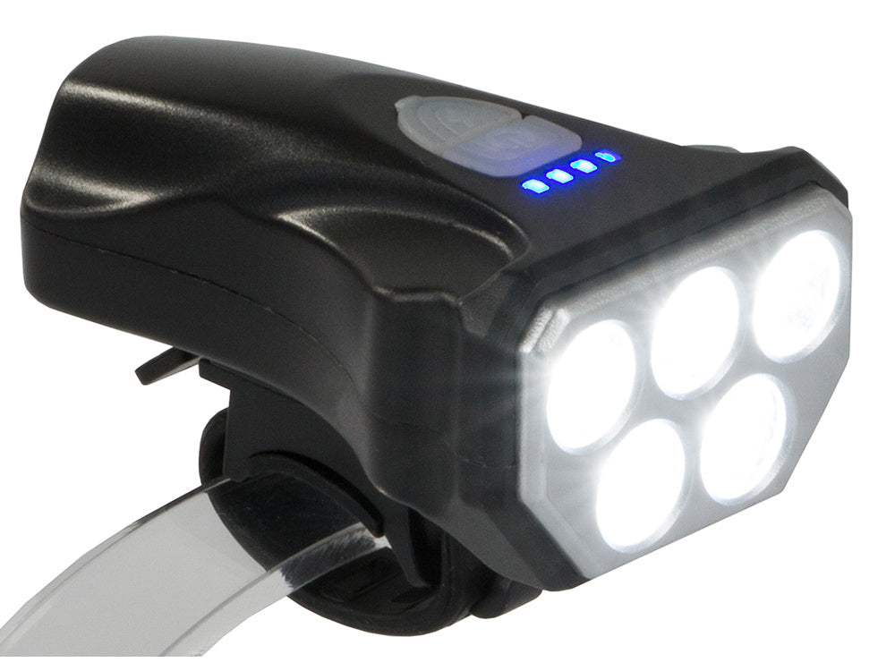Dviračių priekinė šviesa 5 led usb dviračiui