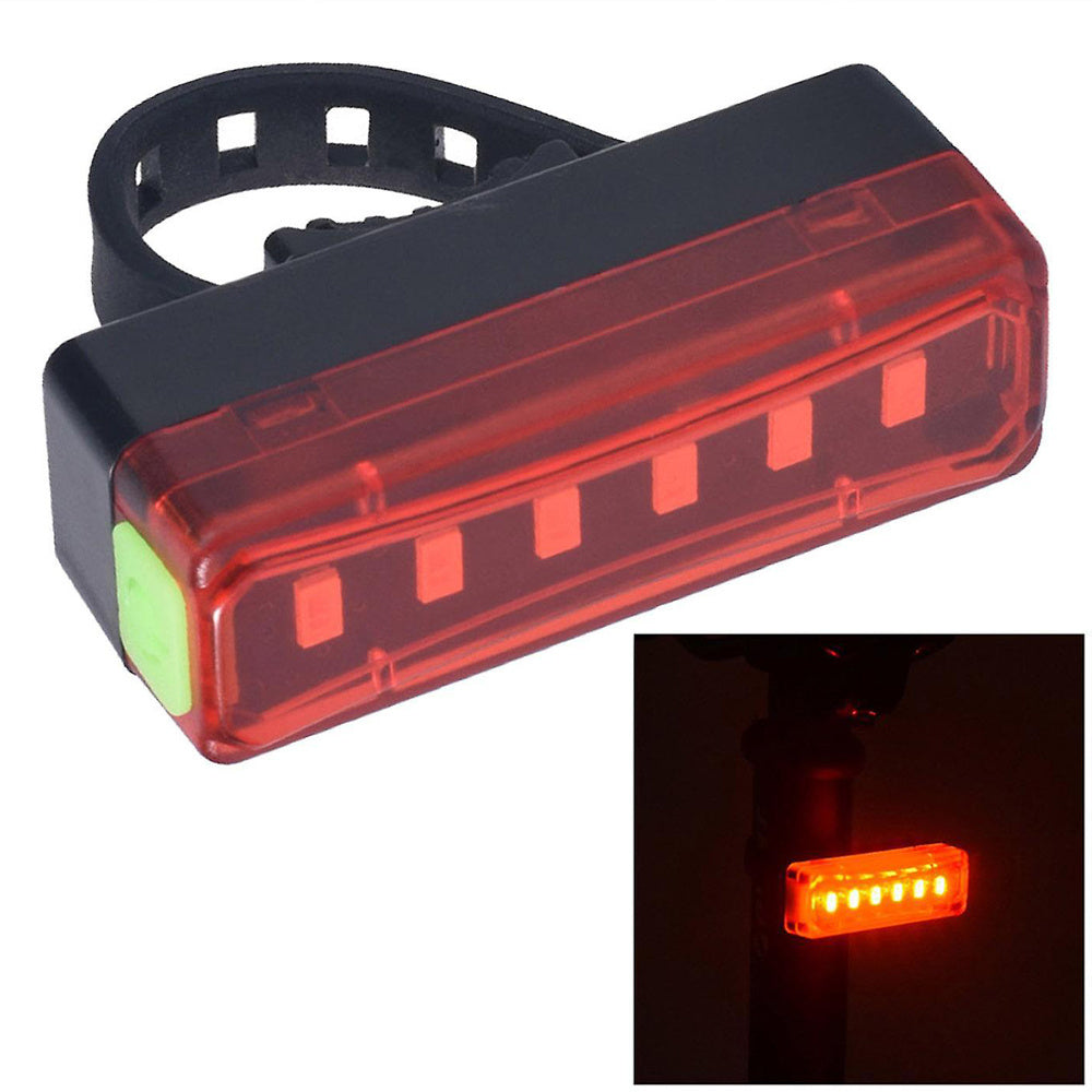 Galinis dviračio led žibintas usb dviračių šviesa