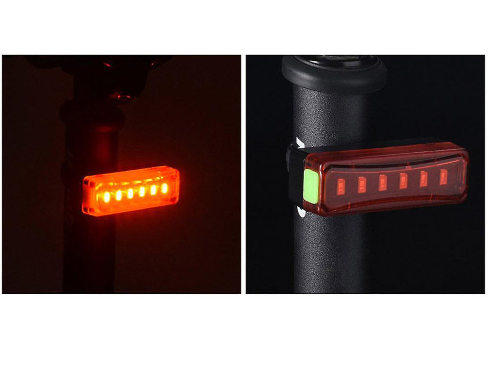 Galinis dviračio led žibintas usb dviračių šviesa