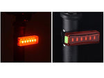Galinis dviračio led žibintas usb dviračių šviesa