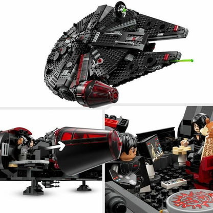 Statybos rinkinys Lego Star Wars 75389 Black Falcon Spalvotas 1579 Dalys