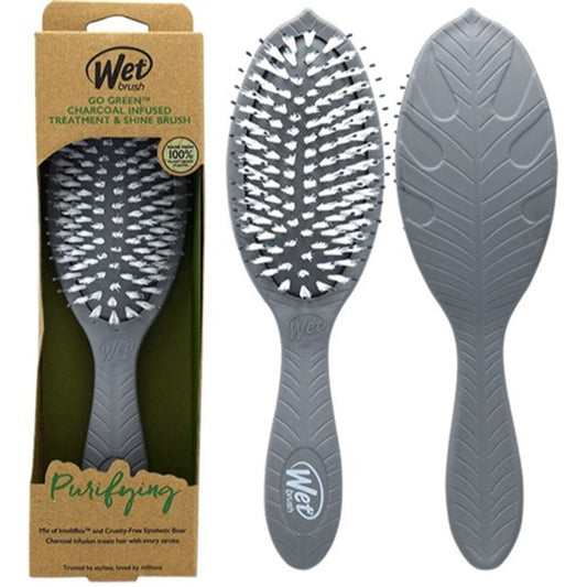 Atpainiojantis šepetys The Wet Brush Go Green Pilka Minkštėjimas