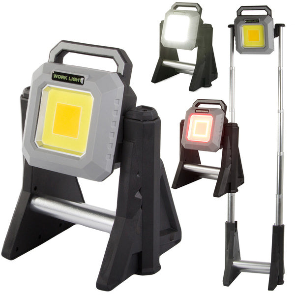 Halogeninis prožektorius įkraunamas led cob usb