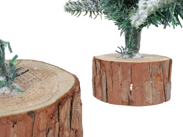 Dirbtinė kalėdų eglutė sniegas mažas 50cm stalo apdaila